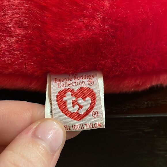 Vintage 90s Ty Beanie Buddy Jabber Parrot Plush Toy, Stuffed Animal Stuffed 11” - Picture 6 of 7